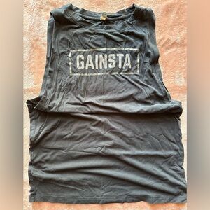 UNDER ARMOUR muscle tank black gainsta active